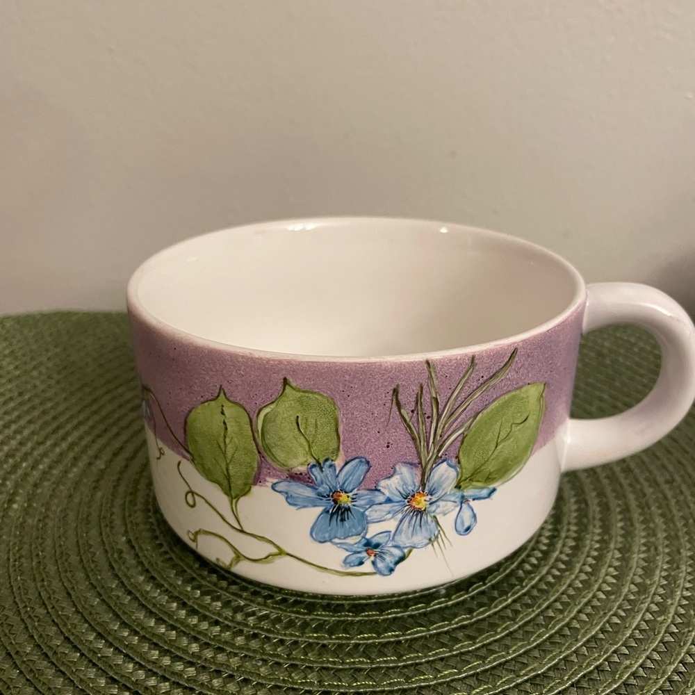 Floral Ceramic Mugs Flower/Spring Pattern - Picture 3 of 13